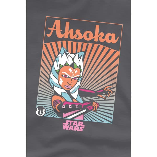 Ahsoka Herr Rays T-shirt 3XL Kolgrå Charcoal 3XL
