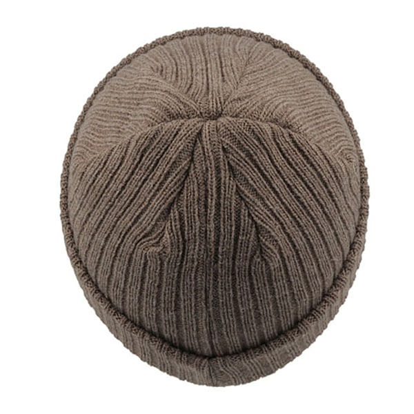 Atlantis Unisex Docker Short Beanie Med Uppvik En Storlek Dove Dove Grey Melange One Size