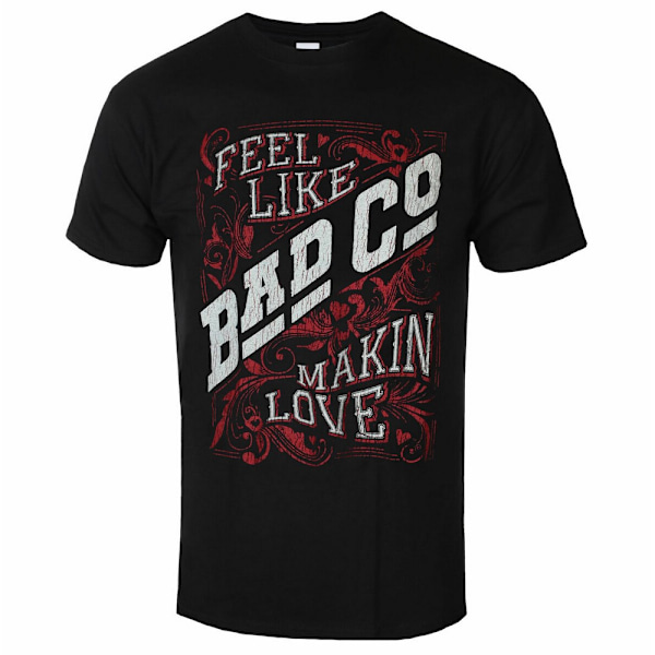 Bad Company Unisex Vuxen Feel Like Making Love Bomull T-Shirt M Black M