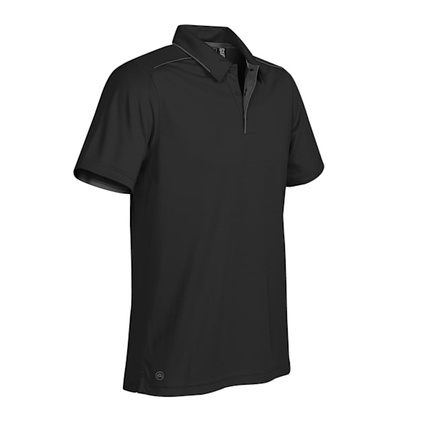 Stormtech Mens Inertia Sport Polo Shirt L Svart Black L