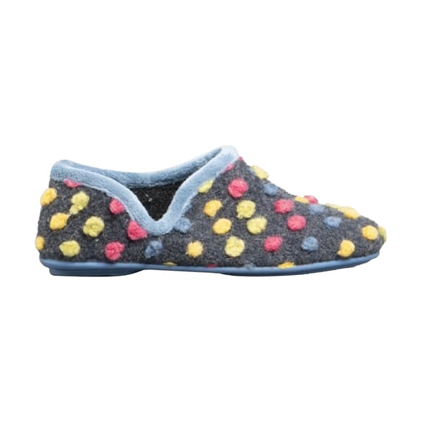 Sleepers Dam/Dam Jade Prickig Hela Tofflor 7 UK Ljusblå Light Blue/Multi 7 UK