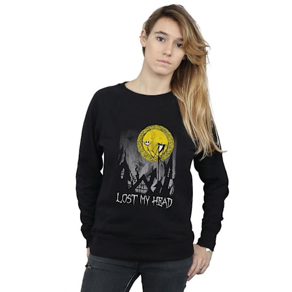 Disney Dam/Kvinnor Mardrömmen Innan Jul Lost My Head Sweatshirt Black L