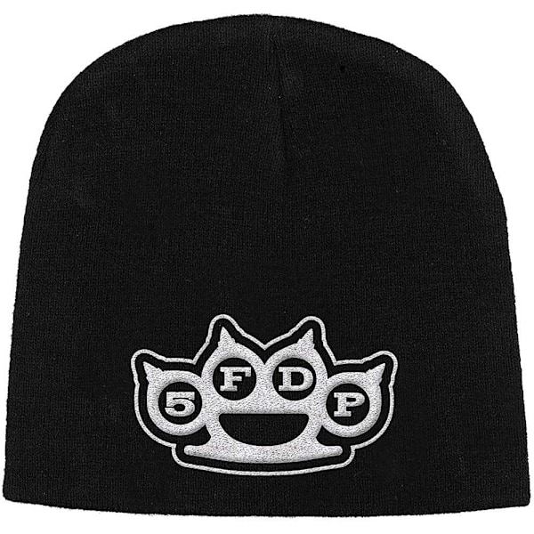 Five Finger Death Punch Unisex Vuxen Knuckle Duster Beanie One Black One Size