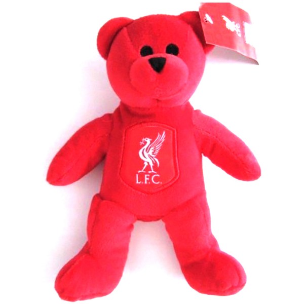 Liverpool FC Mini Bear Plyschleksak 20cm Röd Red 20cm