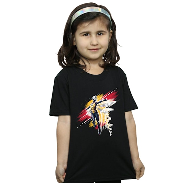 Ant-Man And The Wasp T-shirt i borstad bomull för flickor 12-13 år B Black 12-13 Years