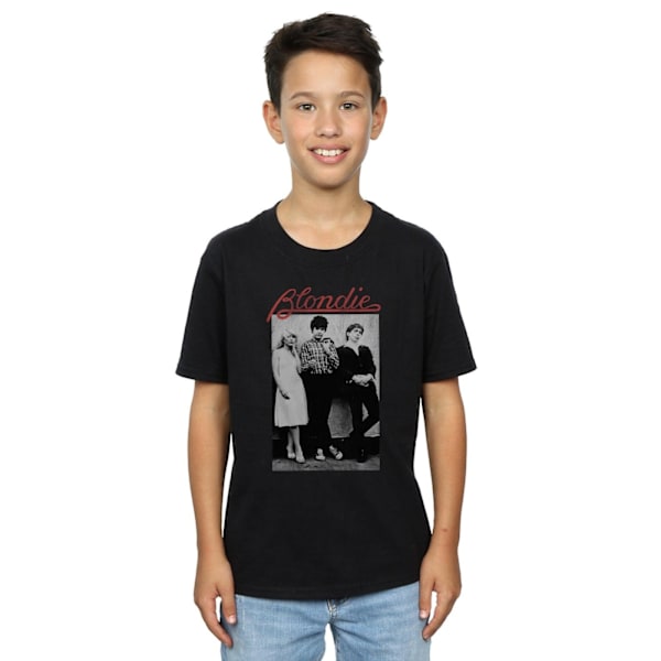 Blondie Boys Distressed Band T-Shirt 9-11 år Svart Black 9-11 Years