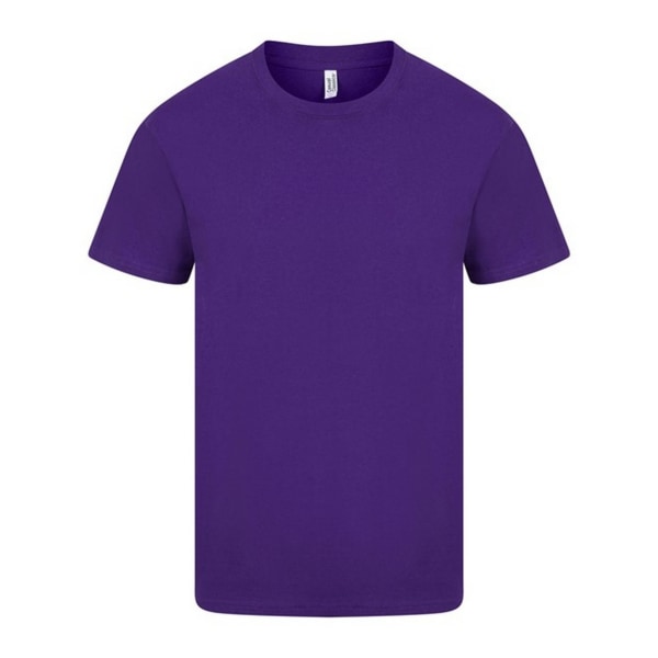 Casual Classic Ringspun T-shirt för män M Lila Purple M