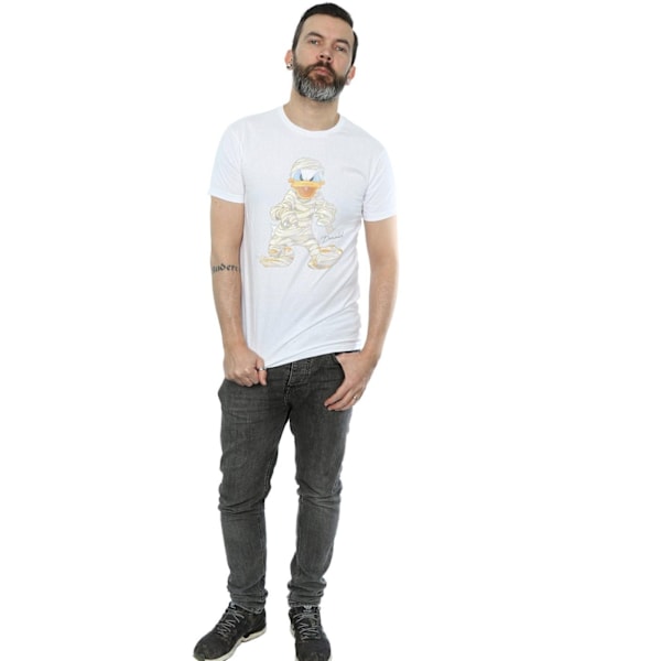 Disney Herr Mummy Donald Duck T-shirt S Vit White S