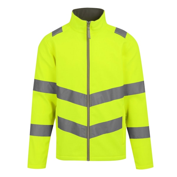 Regatta Professional Herr Pro Contract Ablaze Hi-Vis 2-lagers Soft Shell Yellow L
