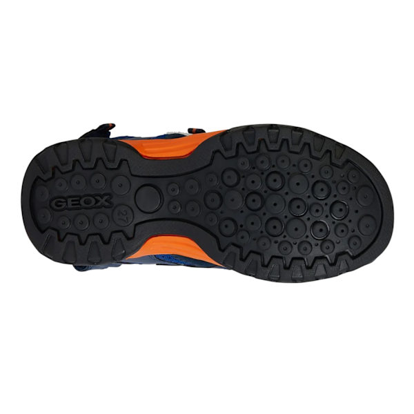 Geox Pojkar Borealis Sandaler 1 UK Barn Royalblå/Orange Royal Blue/Orange 1 UK Child