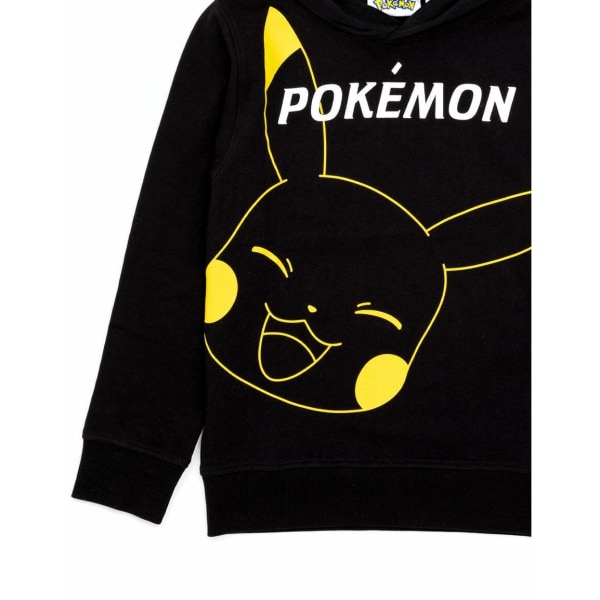 Pokemon barn/barn Pikachu hoodie 9-10 år svart Black 9-10 Years