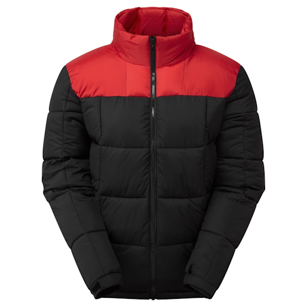 2786 Herr Fourteener Box Quilted Padded Jacka 3XL Svart/Röd Black/Red 3XL