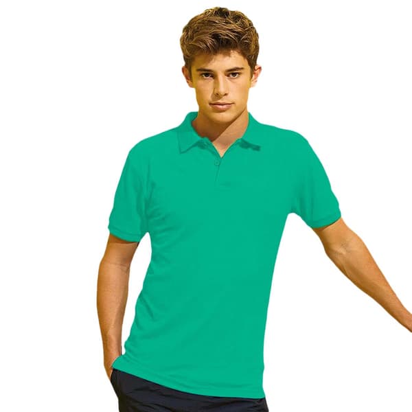 Asquith & Fox Herr Short Sleeve Performance Blend Polo Shirt M Kelly M
