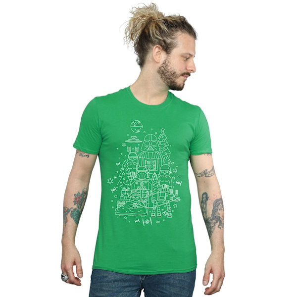 Star Wars Herr Empire Jul T-shirt L Irländsk Grön Irish Green L