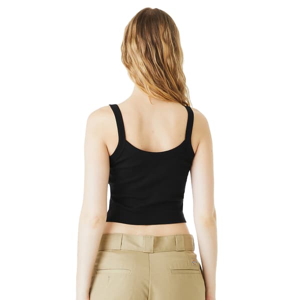 Bella + Canvas Dam/Dam Micro-Rib Spaghettiband Ta Solid Black XS