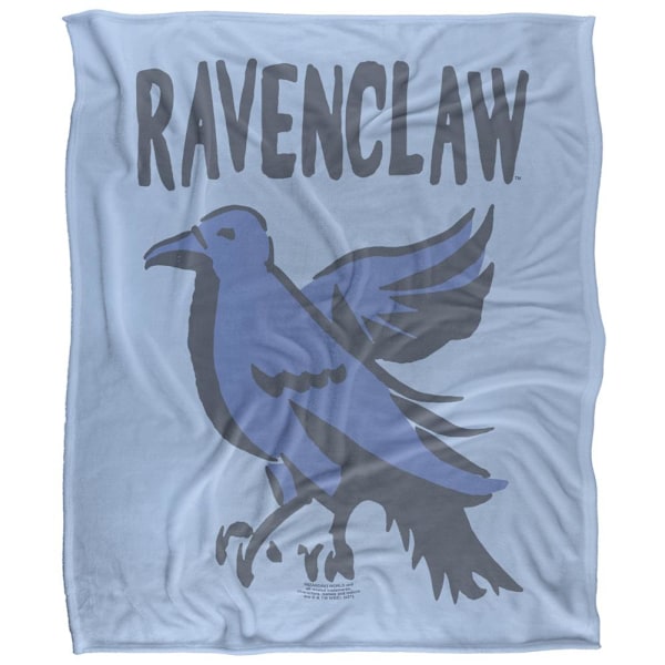Harry Potter Ravenclaw Doodle Filt En Storlek Flerfärgad Multicoloured One Size