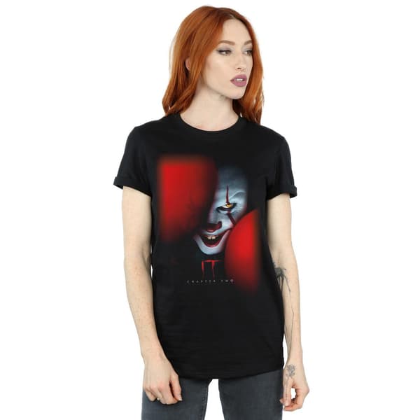 Det Kapitel 2 Dam Pennywise Bakom Ballongerna Bomull Black XXL