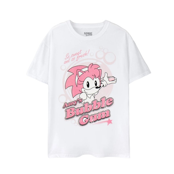 Sonic The Hedgehog Dam/Kvinnor Amy´s Bubblegum Kortärmad White M