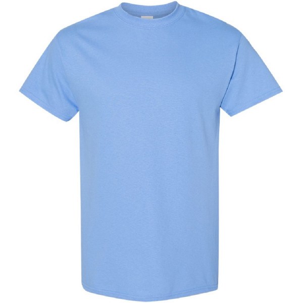 Gildan Herr kraftig bomull kortärmad T-shirt 2XL Carolina Blå Carolina Blue 2XL