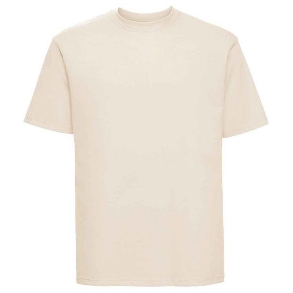 Russell Herr T-shirt i ringspun bomull, klassisk modell, L, natur Natural L