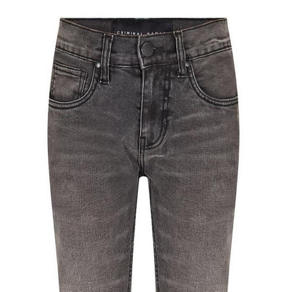 Criminal Damage Dam/Dam Essential Ripped Slim Jeans 26R G Grey 26R