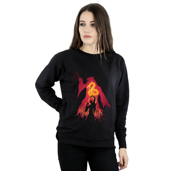 Harry Potter Dam/Kvinnor Dumbledore Silhouette Sweatshirt XL Black XL