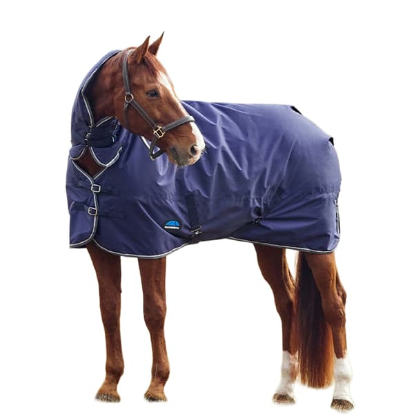 Weatherbeeta Comfitec Tyro Combo Neck 50g Hästtäcke 4´ Navy/Charcoal 4´ 9