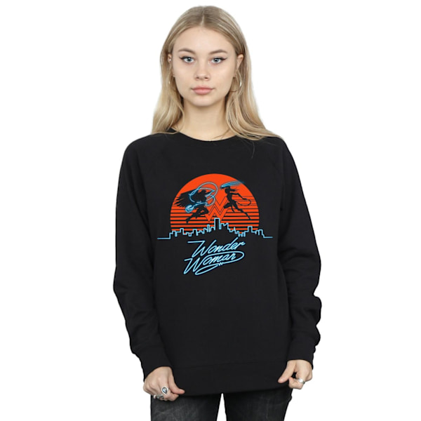 DC Comics Dam/Kvinnor Wonder Woman 84 Sunset Battle Sweatshirt Black S