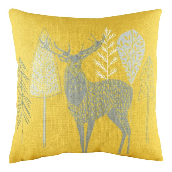 Riva Home Hulder Stag Cover One Size Okra Gul Ochre Yellow One Size