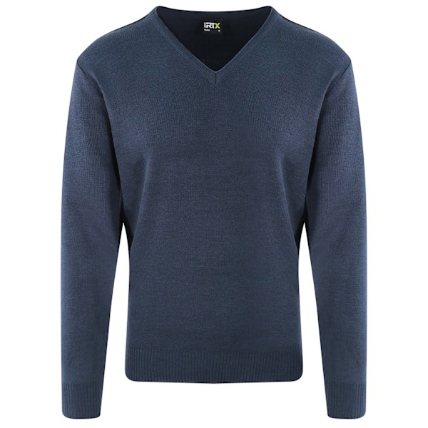 PRO RTX Herr Acryl V-ringad Sweatshirt 4XL Marinblå Navy 4XL