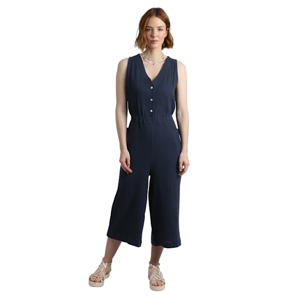 Weird Fish Dam/Dam Alani Dubbellagers Jumpsuit 10 UK Na Navy 10 UK