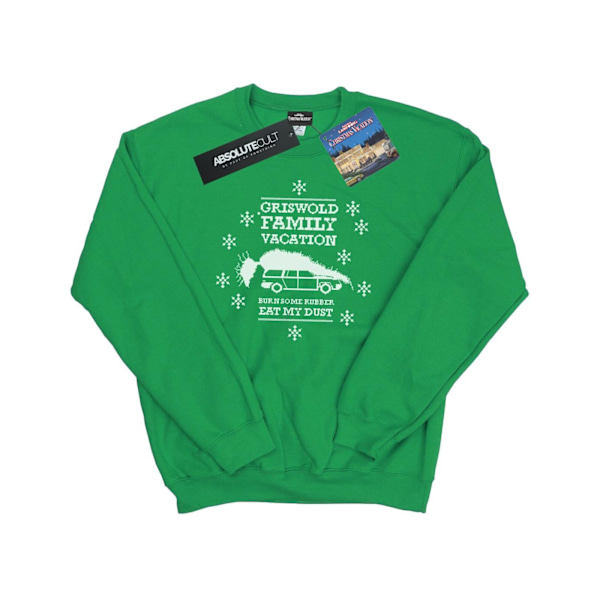 National Lampoon's Christmas Vacation Herr Eat My Dust Sweatshirt Irish Green L