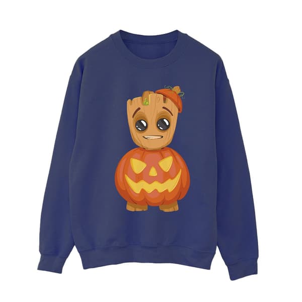 Marvel Dam/Dam Groot Pumpa Sweatshirt XXL Marinblå Navy Blue XXL