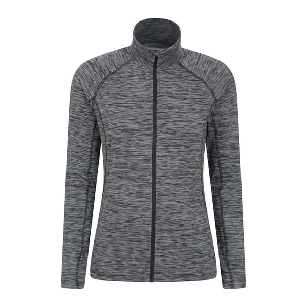 Mountain Warehouse Dam/Dam Bend & Stretch Midlayer med Full Dragkedja Black 18 UK