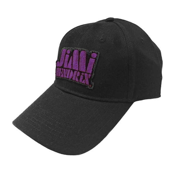 Jimi Hendrix Unisex Vuxen Stencil Logo Baseball Cap En Storlek Bl Black/Purple One Size