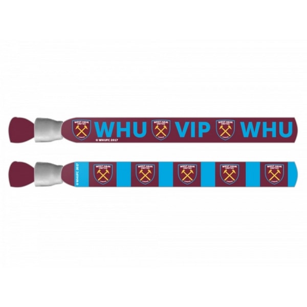 West Ham United FC Festival Armbandspaket med 2 One Size Maroo Maroon/Blue One Size
