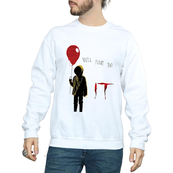 It Georgie Float Sweatshirt M Vit White M