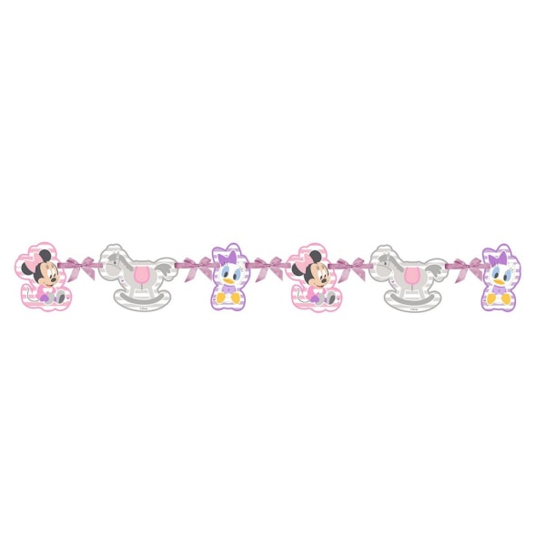 Disney Ciao Paper Baby Minnie Mouse Banner One Size Multicolour Multicoloured One Size