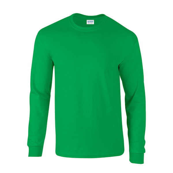 Gildan Unisex Adult Ultra Plain Cotton Long-Sleeved T-Shirt 3XL Irish Green 3XL