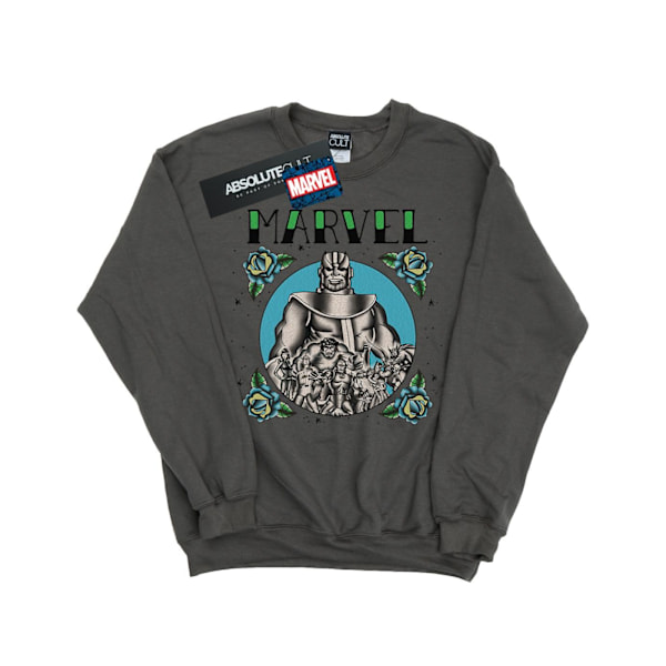 Marvel Mens Avengers Group Tattoo Sweatshirt L Charcoal Charcoal L