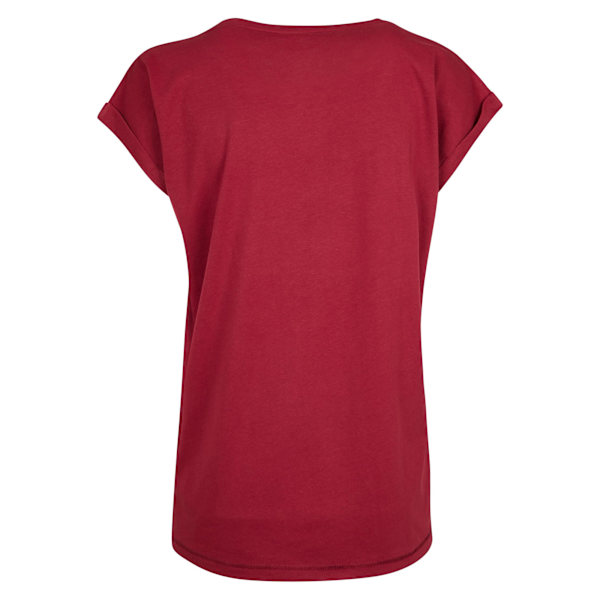 Bygg ditt varumärke Dam/Dam Extended Shoulder T-shirt L Burg Burgundy L