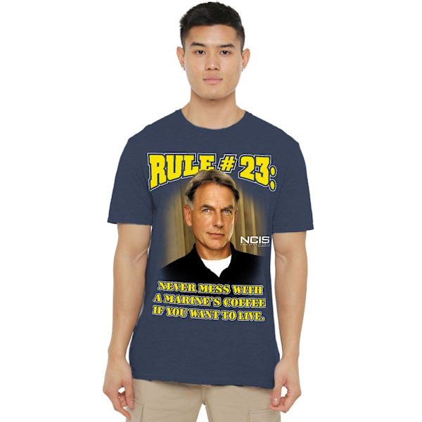 NCIS Unisex Vuxen Rule 23 T-Shirt L Marinblå Navy L
