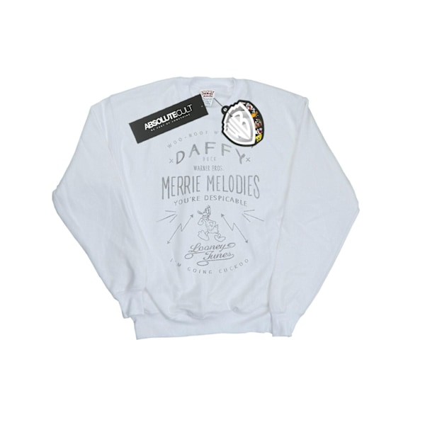 Looney Tunes Herr Daffy Duck Despicable Sweatshirt L Vit White L