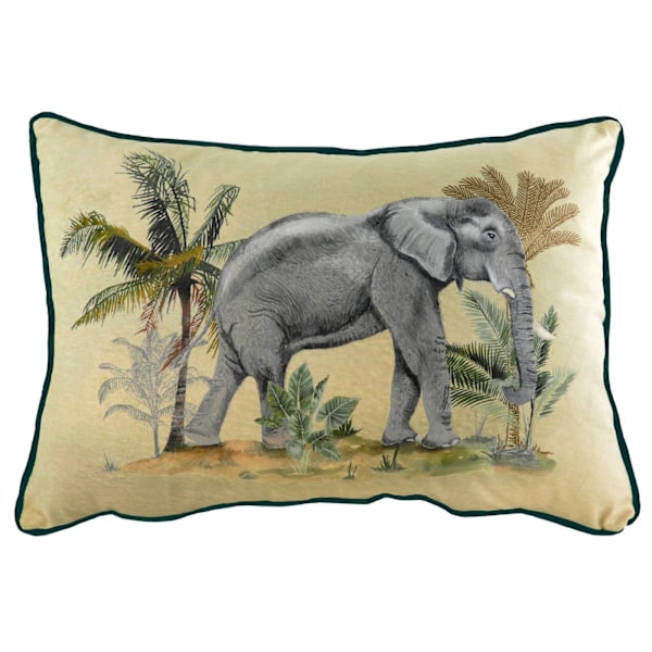 Evans Lichfield Kibale Elefant Kuddeöverdrag En Storlek Flerfärgad Multicoloured One Size