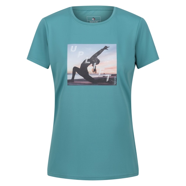 Regatta Dam/Kvinnor Fingal VII Uplift Yoga Pose T-Shirt 12 UK Bristol Blue 12 UK