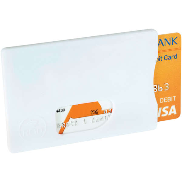 Bullet RFID Kreditkortshållare 9 x 6.2 x 0.4 cm Vit White 9 x 6.2 x 0.4 cm