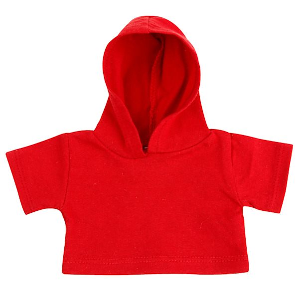 Mumbles Teddy Bear Hoodie Tillbehör L Röd Red L