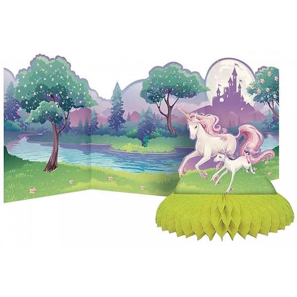 Creative Converting Unicorn Fantasy Honeycomb Party Centrepiece Multicoloured One Size
