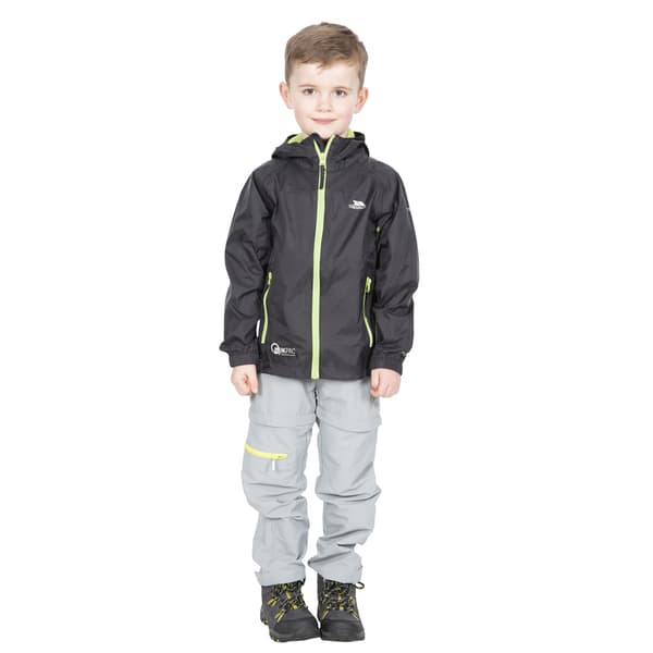 Trespass Barn/Barn Qikpac Vattentät Packaway Jacka 7/8 År Black 7/8 Years