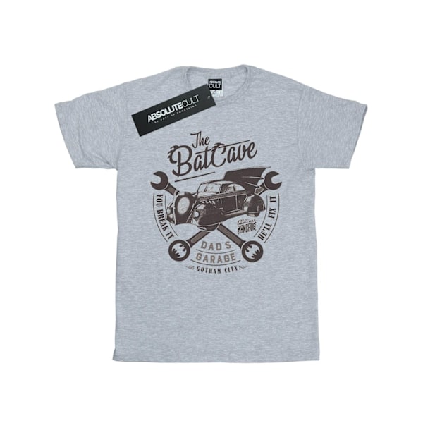 DC Comics Batman Dad's Garage T-shirt XL Sports Grey Sports Grey XL